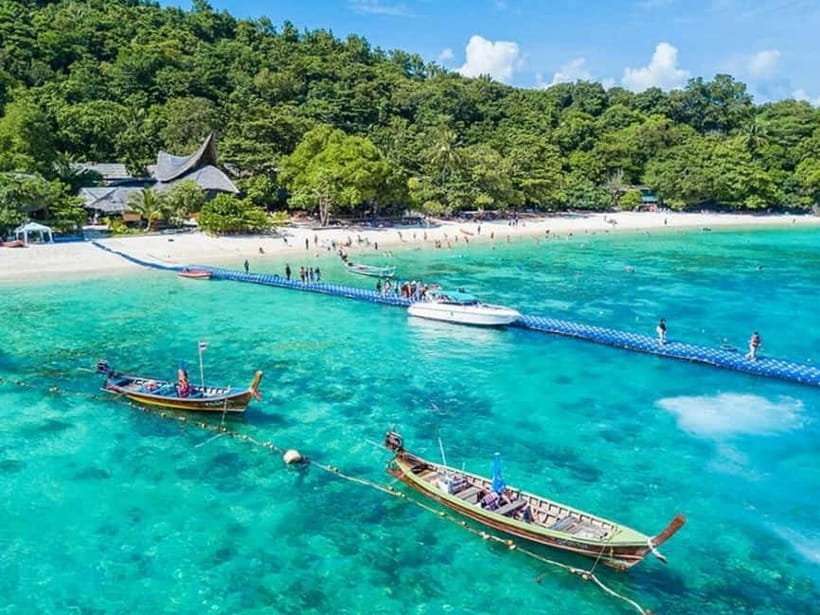 Phuket: Day Trip to Coral and Racha Island by Speedboat - Coral Island: lunch, beach time, and optional water sports