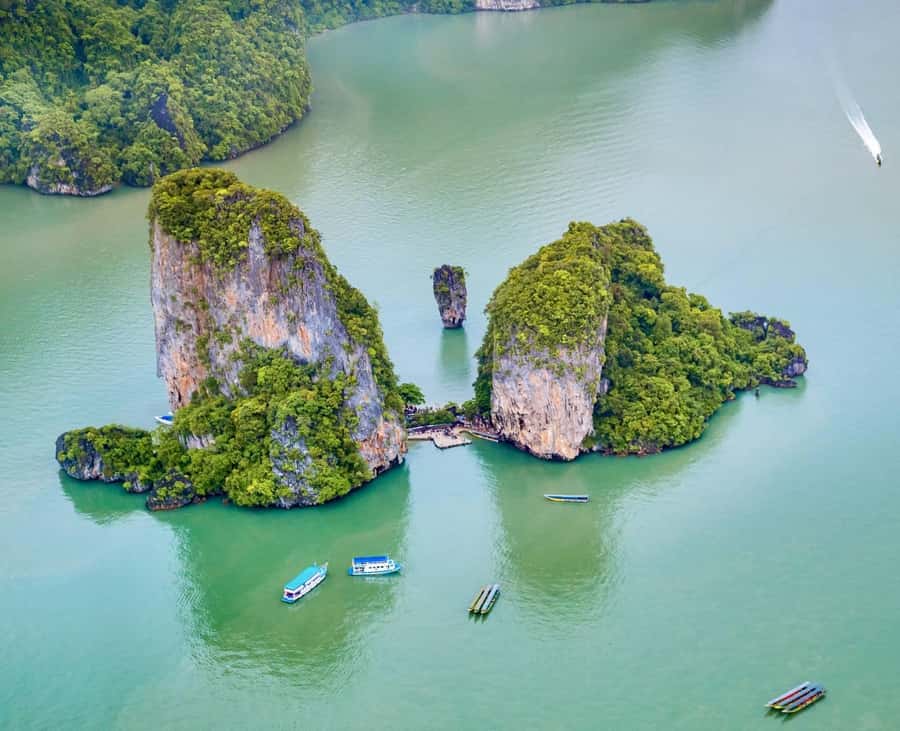 Phuket: James Bond and Khai Islands Day Trip by Speedboat - Phang Nga Bay and the first limestone views