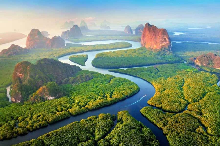 Phuket: James Bond Island by Speedboat w/ Canoeing & Lunch - Talu Island and the canoe through the mangroves