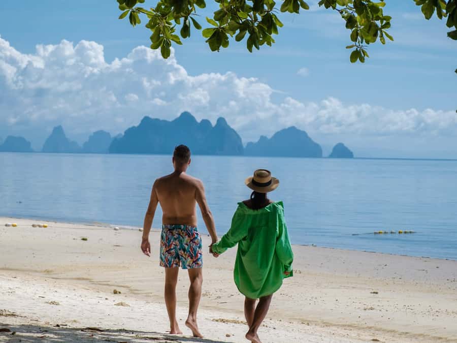 Phuket: James Bond Island, Floating Village Speedboat Tour - Speedboat views across the bay