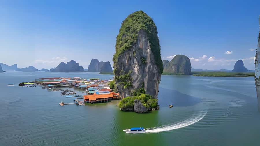 Phuket: James Bond Island Sea Canoe by Speedboat - Panak Island and the first caves