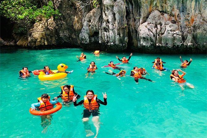 PHUKET-Phi Phi Island-Khai Island-Lunch by Sea Angel Speed Boat - Viking Cave and snorkeling time
