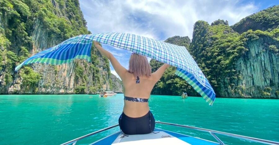 Phuket: Phi Phi & Khai Island Private Speedboat Charter Tour - A private start from Phuket at 8 AM