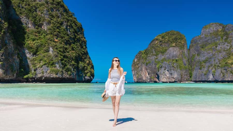 Phuket: Phi Phi Pileh Lagoon Bamboo Island by Speed Boat - A fast start from Phuket to Visit Panwa Pier