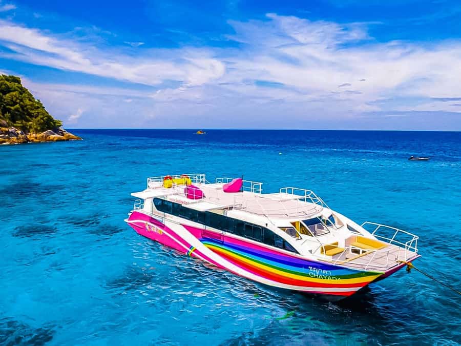 Phuket: Similan Island Day Trip by Speed Boat Catamaran - Koh Miang combines swimming, lunch, and a little walking