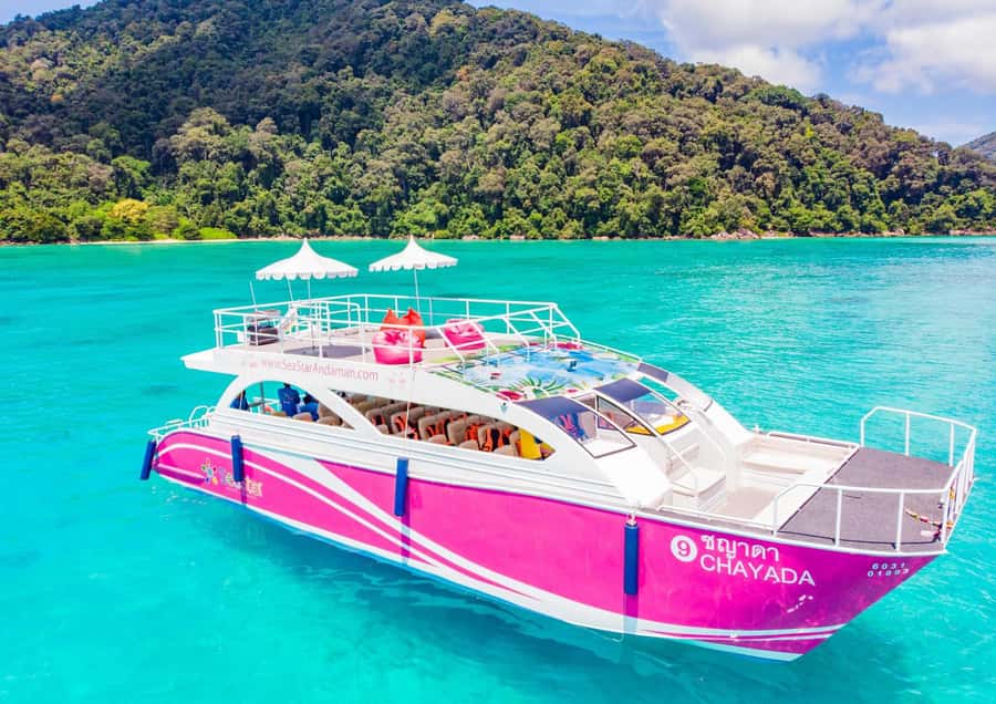 Phuket: Similan Island Day Trip by Speed Boat Catamaran - Koh 5 brings the first coral and snorkeling stop
