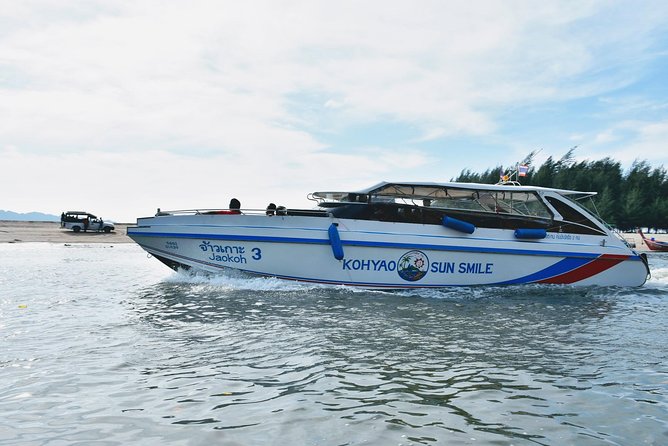 Phuket to Koh Yao Yai by Koh Yao Sun Smile Speed Boat - Key points to know before boarding