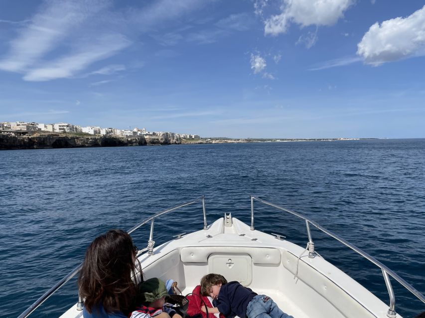 Polignano a Mare: Speedboat Cruise to Caves with Aperitif - The swim stop and Italian aperitif
