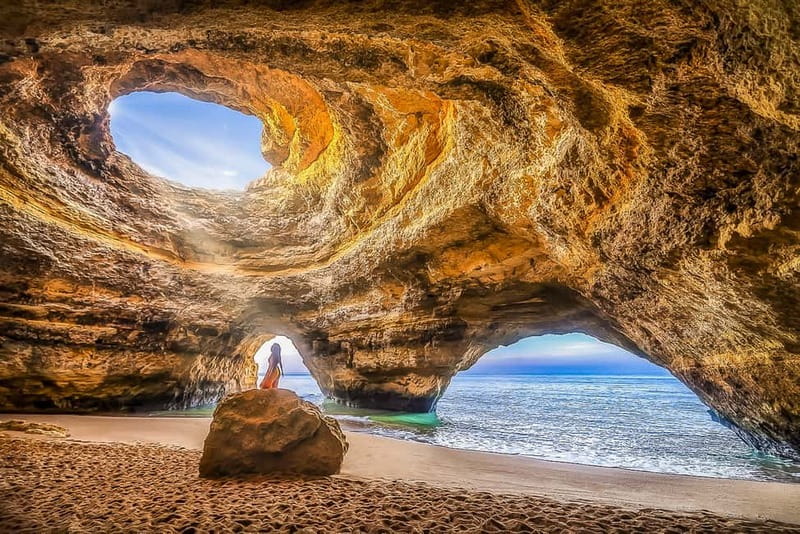 Portimão: Benagil Caves Speed Boat Tour with Sunset Option - The RIB ride past Ferragudo Castle