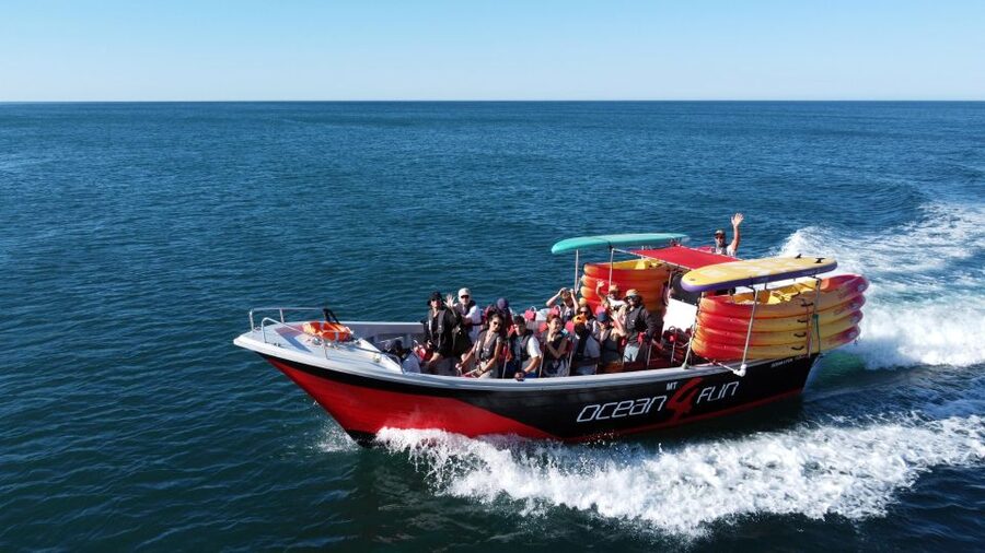 Portimão: Benagil Caves Speedboat and Kayak Guided Tour - A practical look at the Portimão to Benagil route