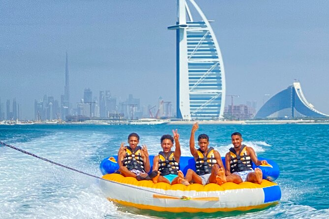 Private 60-min Group Tubing on Speedboat in Dubai - Why the Burj Al Arab setting matters