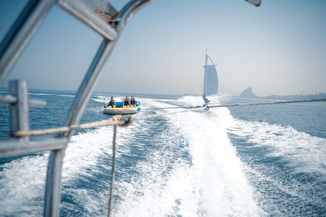 Private 60-min Group Tubing on Speedboat in Dubai - A private boat makes group planning easier