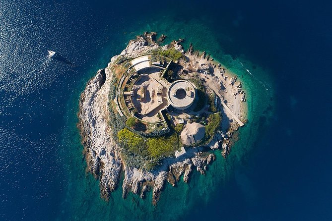 Private Boat for Large Groups: Blue Cave & Lady of the Rocks - Mamula Island gives the cruise a darker edge