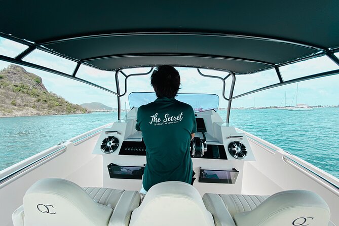 Private Full-Day Speed Boat Tour of St. Martin with Luxury Lunch - Anse Marcel and the final green-and-blue bay