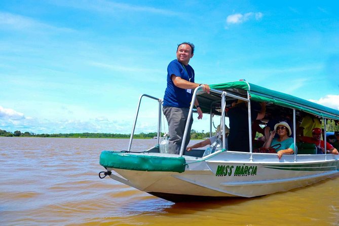 Private River Tour by Speedboat in the Amazon, Lily Pads & Nature - Leaving Manaus by covered speedboat