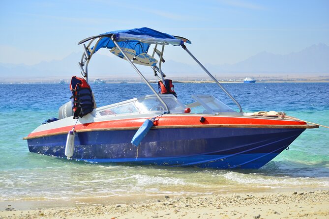 Private Speed Boat to Orange Island & Snacks - Hurghada - The speedboat ride across the Red Sea