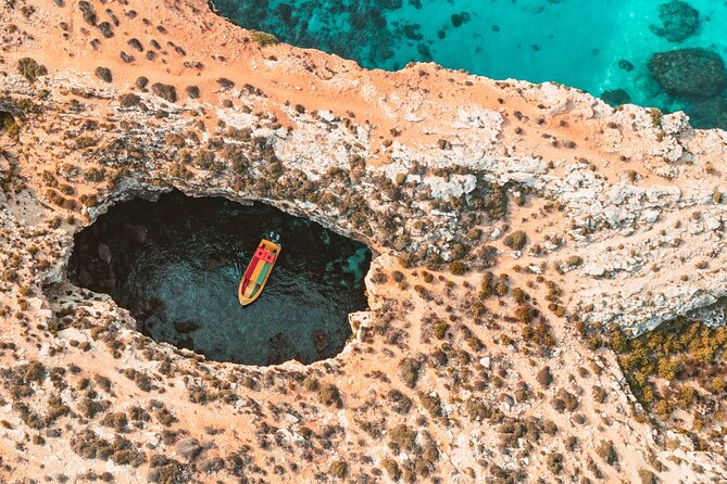 Private Speedboat 3hrs Blue Lagoon, Crystal Lagoon & Caves - Blue Lagoon, 45 minutes in Comino’s famous water