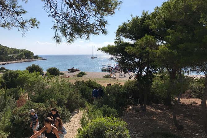 Private speedboat tour to Blue cave, Vis and Hvar - Green Cave is spacious enough for the boat