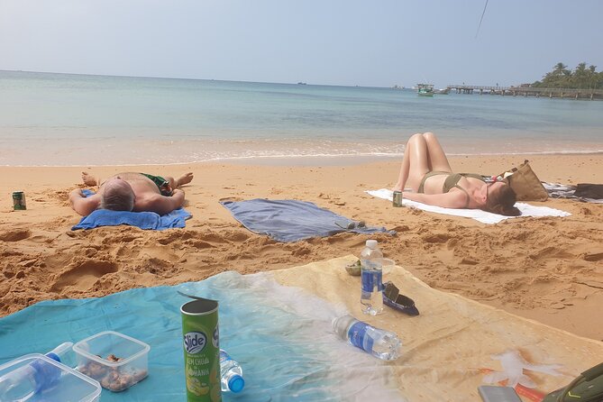 Private SpeedBoat Trip To 3 Islands In PQ With Cable Car (Option) - A wild beach, cold drinks, and the BBQ lunch
