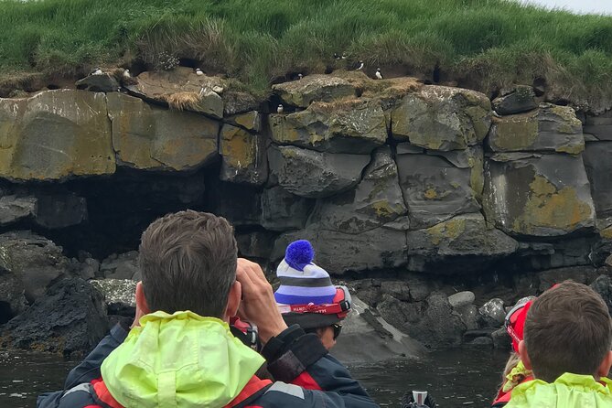 Puffin Watching Speedboat Express - Comfort, safety, and the rocky water