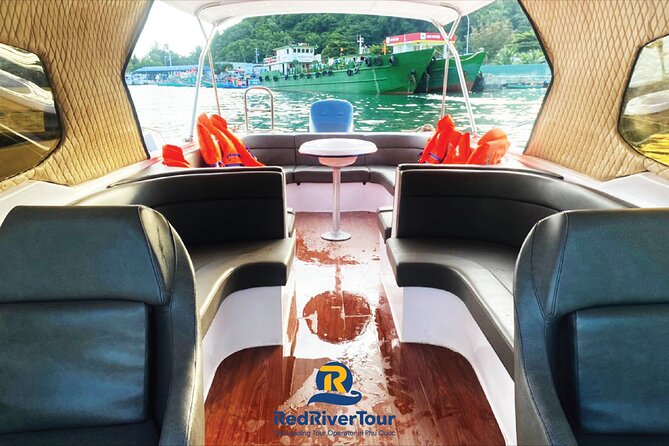 RED RIVER TOUR (Private tour): 4 ISLANDS TOUR BY SPEEDBOAT - Gam Ghi Island for snorkeling and fish