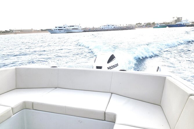 Red Sea: Orange Island Speedboat Full Day Tour with Lunch - Giftun Islands snorkeling in two short stops