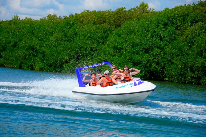Reef Snorkeling & Jungle Speedboat Adventure with Mayan Ceremony - Lunch, lockers, and the real price