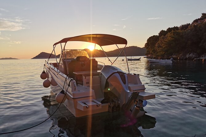 Rent a luxury speed boat for great fun on this Elaphiti Islands tour - Koločep for clear water and snorkeling