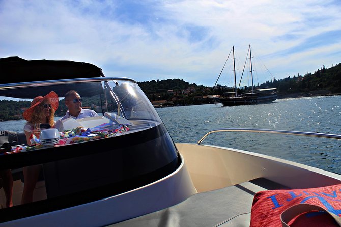 Rent a speed boat and explore beaches and coves of Elaphiti Islands - A private speedboat day from Dubrovnik