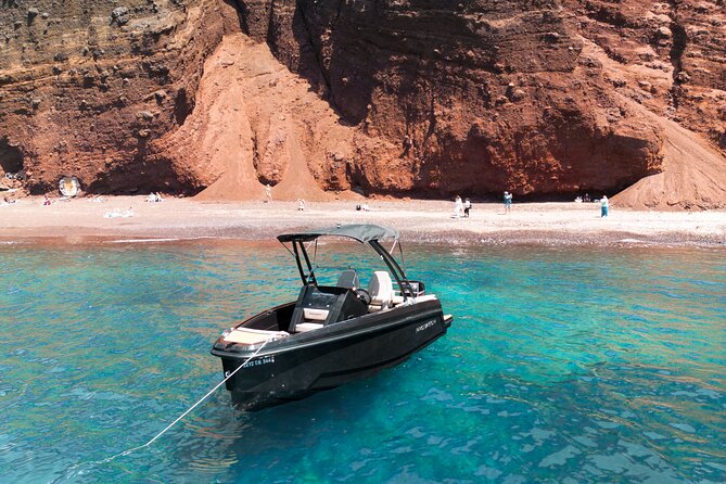 Rent a SpeedBoat in Santorini with License or Skippered - A private Santorini boat day, with room to make it your own
