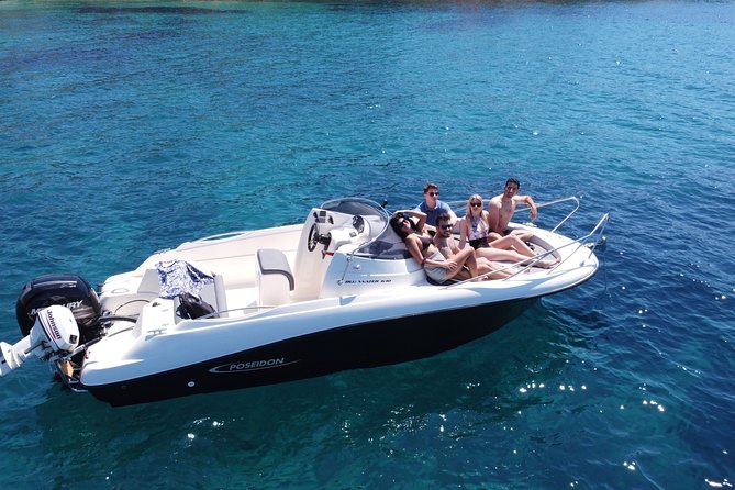 Rent a SpeedBoat in Santorini with License or Skippered - Oia from the water, where the famous view changes direction