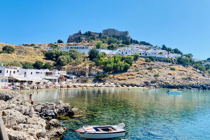 Rhodes High Speed Boat to Lindos - Swimming options and the Tsampika Beach choice
