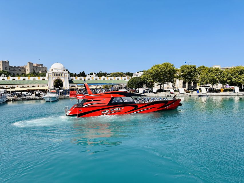 Rhodes: High Speed Boat Trip to Lindos - Why the fast boat makes Lindos easier