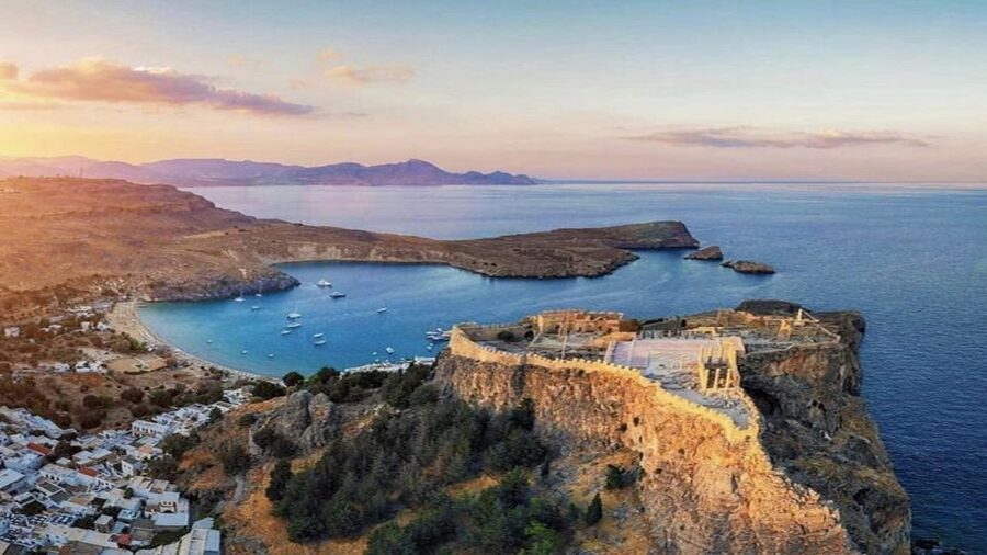 Rhodes: High Speed Boat Trip to Lindos - Whitewashed lanes and a proper Greek lunch