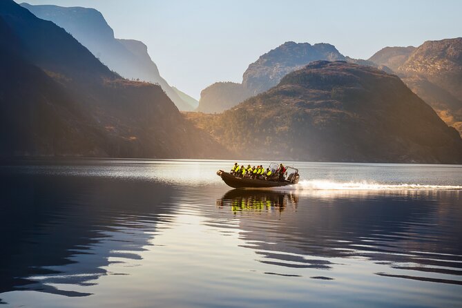 Rib adventure in the Lysefjord with boat house visit - Whisky Falls and the close-up view
