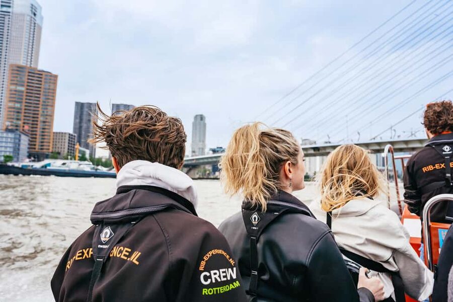 RIB Speedboat Sightseeing Cruise - SS Rotterdam and the old port districts