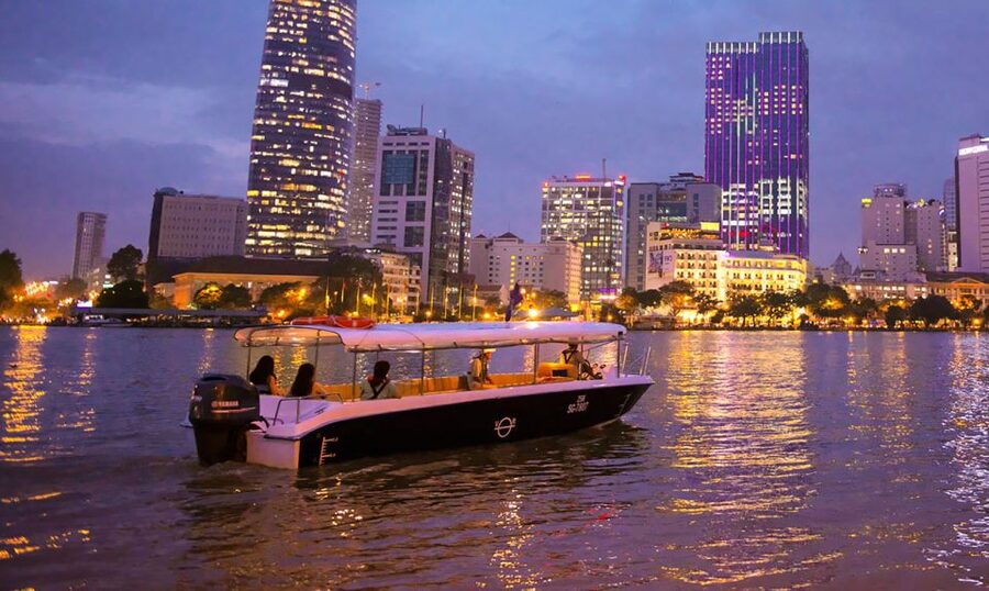 Romantic Sunset Cruise by Speedboat - Saigon from the water, not just the pavement