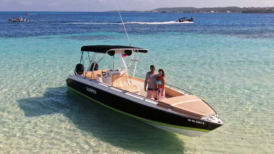 San Andres: Private San Andres Bay Tour by Luxury Speedboat - Aquarium Key for fish, rays, and clear shallows