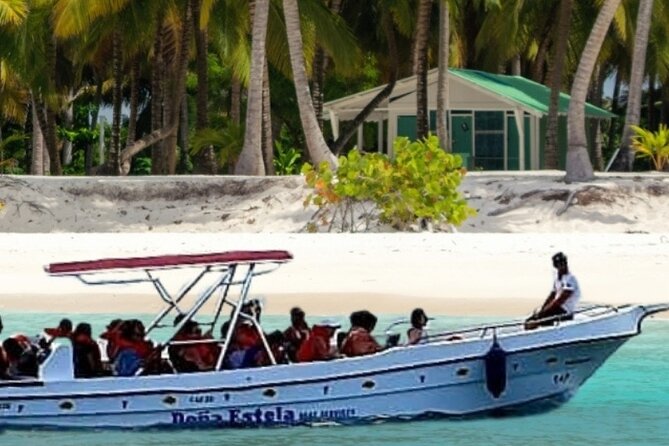 Saona by Speedboat: Private Beach & Snorkeling – Small Group - Swimming with starfish at the natural pool