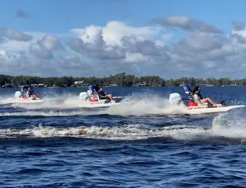 Sarasota: Island Adventures & Catamaran Speedboat Tour - Downtown Sarasota from the water