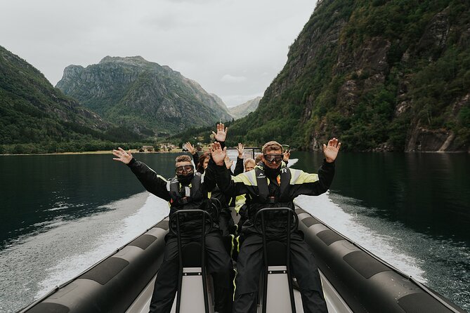 Scenic Hardangerfjord & Fyksesund RIB adventure from Norheimsund - Kvamsøy and the weather station