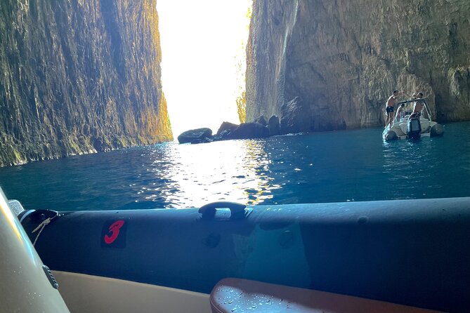 Secret Blue Gem Cave & Grama Bay Boat Tours Vlore - An hour at historic Grama Bay