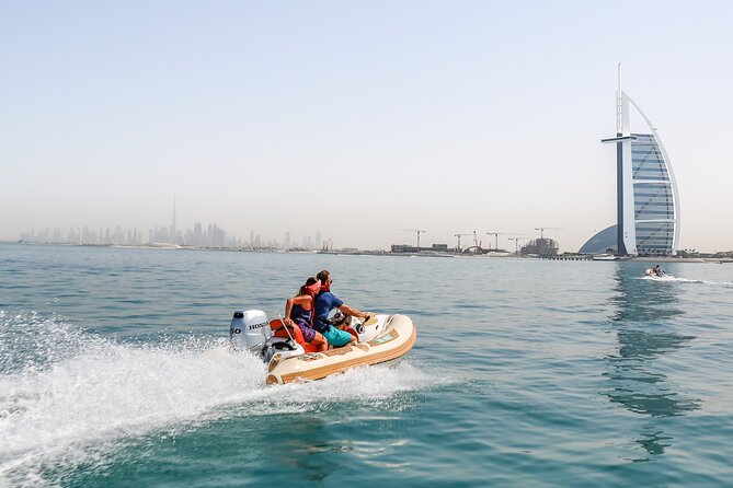 Self-Drive Speedboat Tour in Dubai - Dubai Marina From Beneath the Palm Bridge