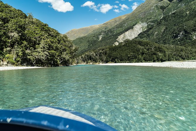 Siberia Experience:Fly-Hike-Jetboat:Wilderness Adventure:Wanaka - Walking beside the Siberia River