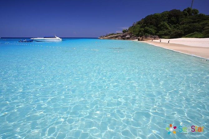 Similan Islands Day Trip by Speedboat From Phuket - Island 8, white sand, and the Sail Rock climb