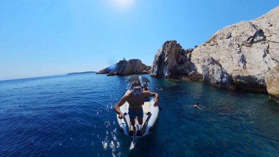 Skiathos: Private Day Cruise with a Speed Boat around island - Setting out from Skiathos Old Port