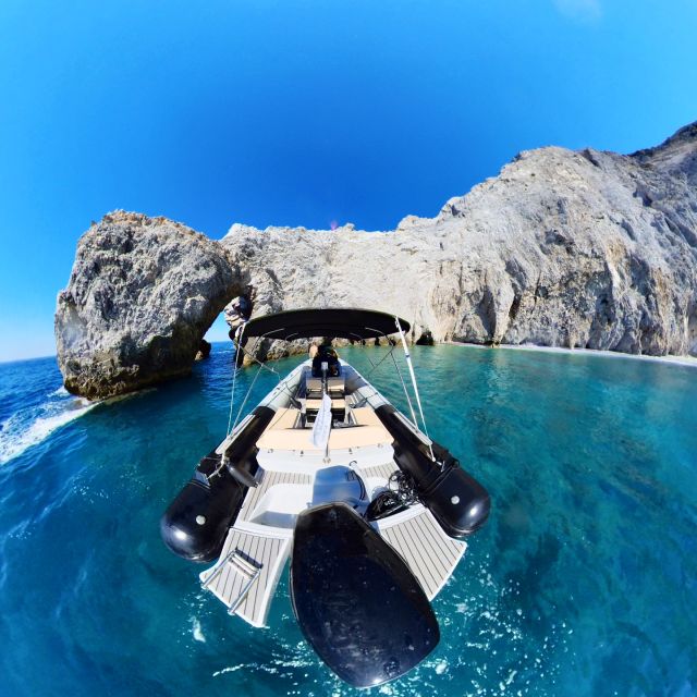 Skiathos: Private Lalaria Beach and Caves Speedboat Tour - Snorkeling beside the Blue Cave