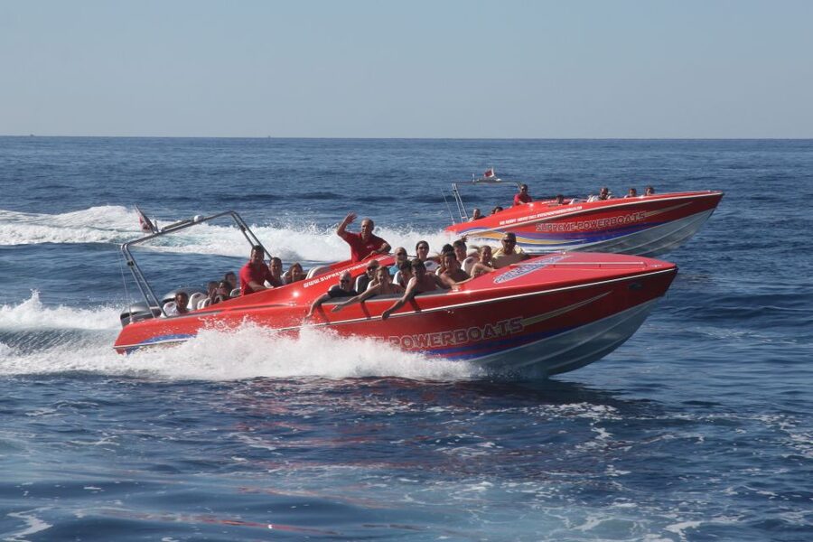 Sliema: Powerboat to Comino Caves & Blue Lagoon with a Swim - Santa Maria Caves and Comino’s rocky coast