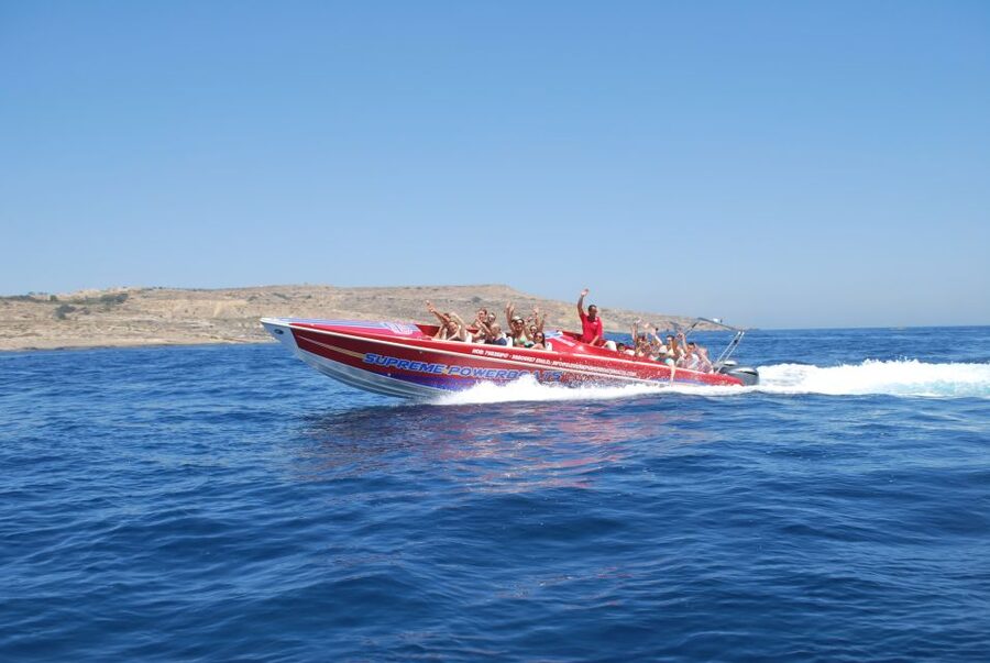 Sliema: Powerboat Trip to Gozo with Caves and Island Stop - Key points at a glance