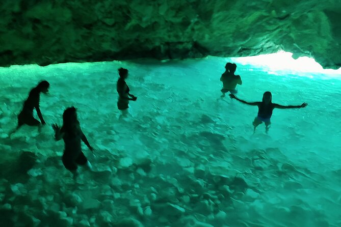 Small Group Speedboat Adventure Trip to Grama Bay - Four coves and Blue Cave in one long coastal run